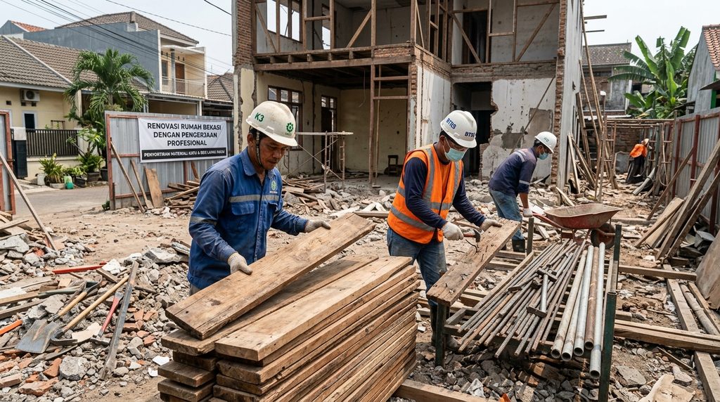 renovasi rumah Bekasi untuk proyek renovasi profesional