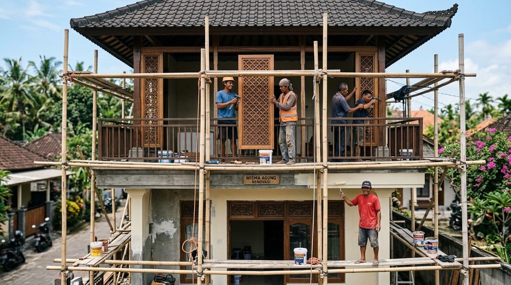 renovasi fasad rumah dengan perencanaan teknis Smartrenov