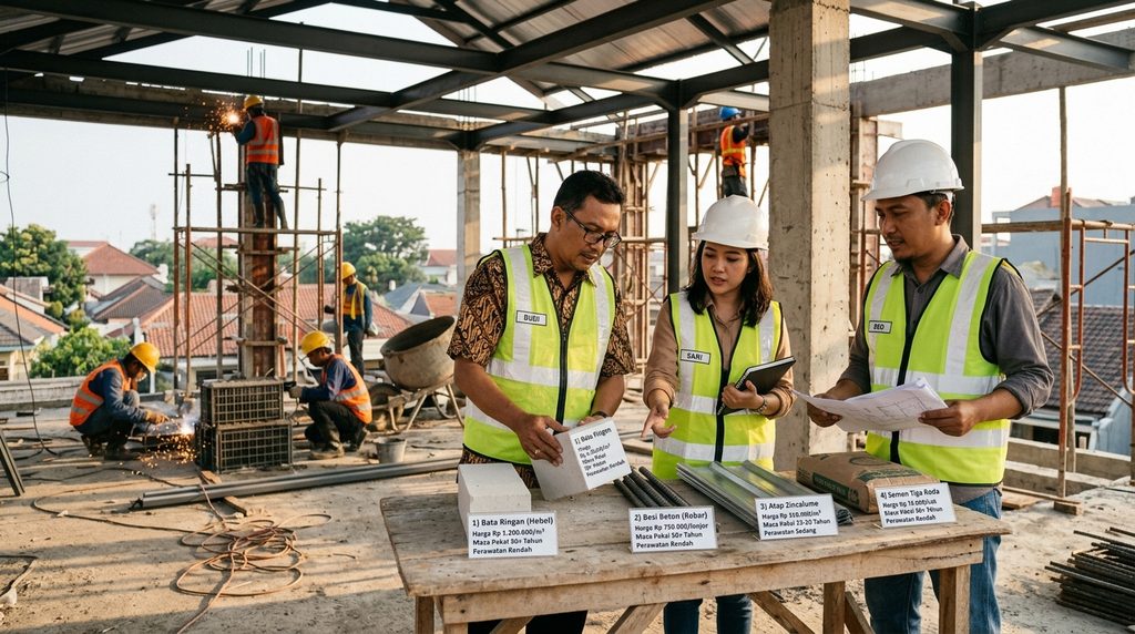 tambah lantai rumah untuk proyek renovasi profesional