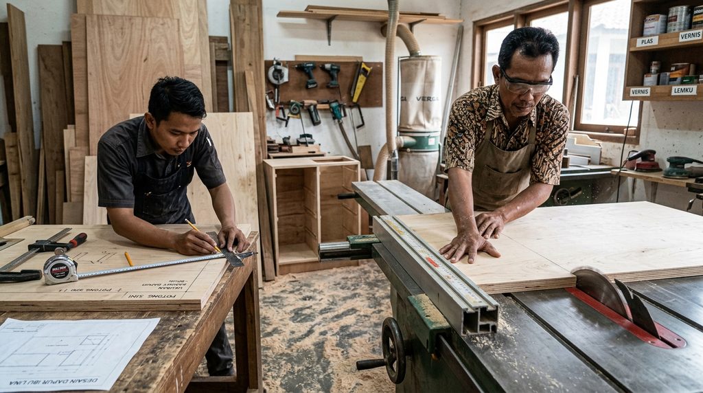 kontraktor interior untuk proyek terencana dan transparan