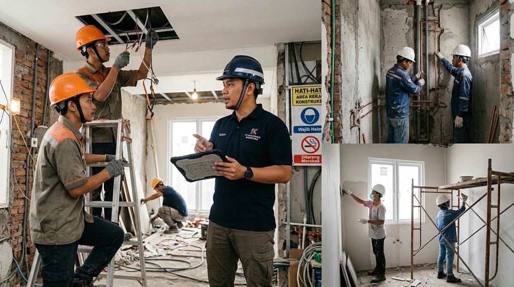 pentingnya kontraktor dengan kontrol mutu dan dokumentasi proyek