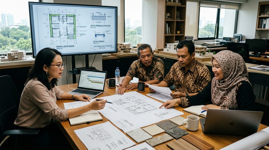 jasa desain arsitektur rumah dengan perencanaan teknis Smartrenov