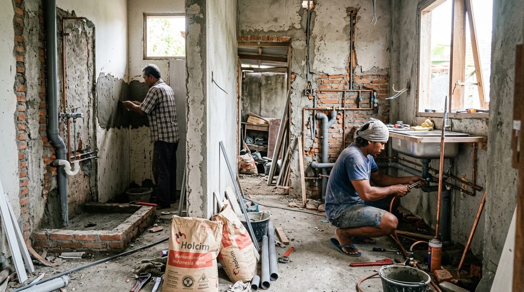 Hasil pekerjaan Layanan Renovasi Rumah Tangerang untuk renovasi rumah dengan kontrol mutu profesional