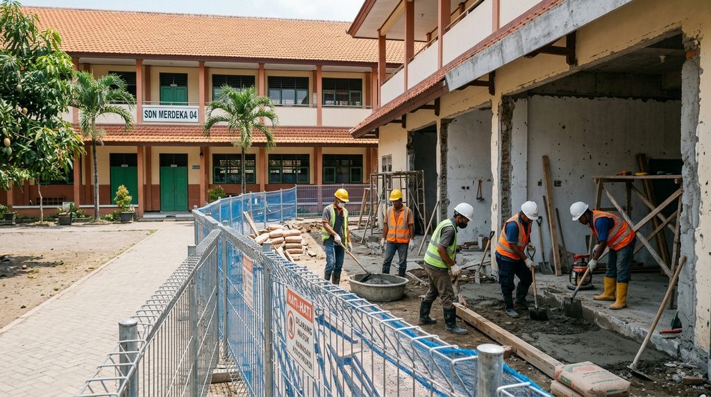 Smartrenov Renovasi Rumah Sekolah pada tahap survei dan perencanaan proyek sekolah di Jabodetabek