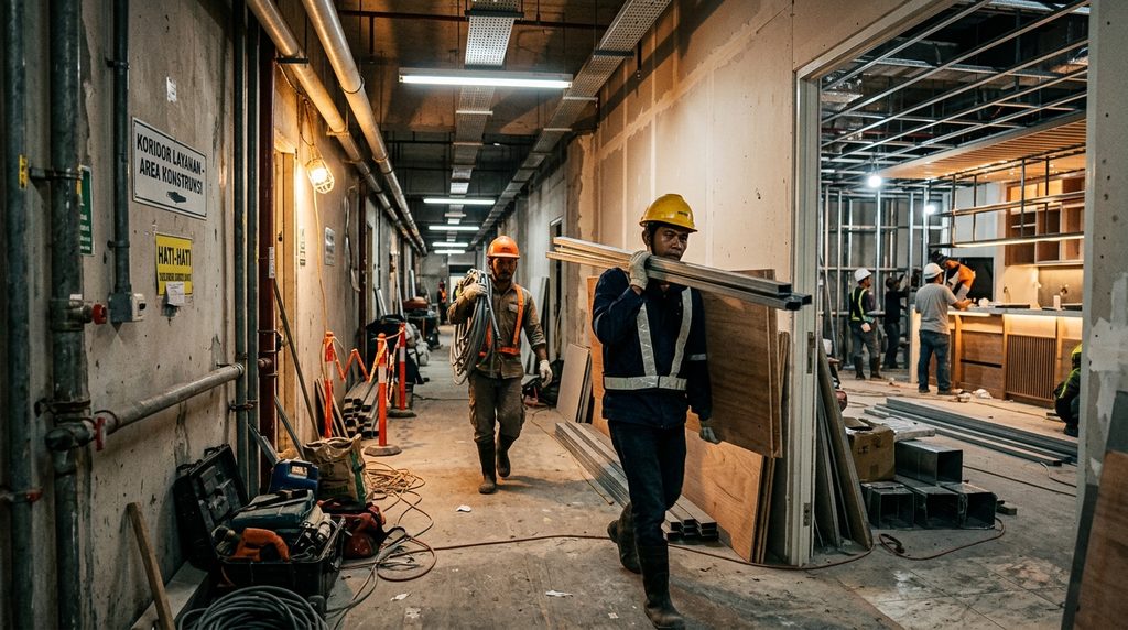 Kontraktor Restoran Jakarta pada tahap survei dan perencanaan proyek restoran di Jakarta