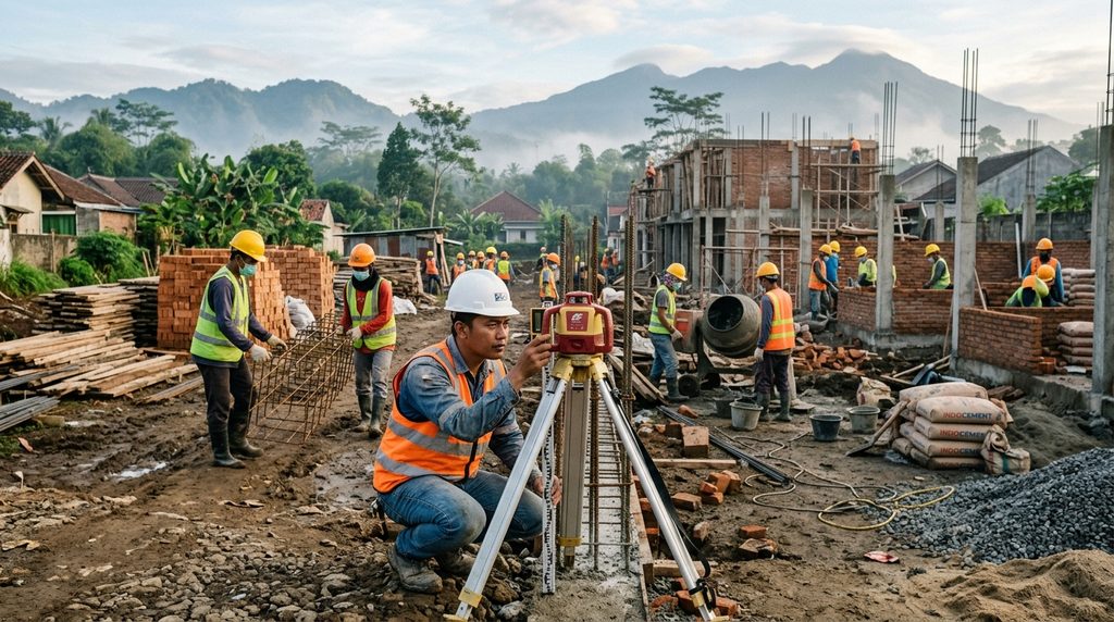 Layanan Bangun Rumah
Bogor pada tahap survei proyek rumah tinggal di Bogor