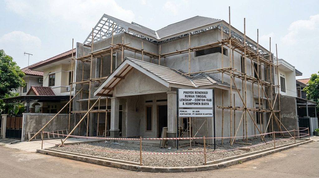 contoh rab renovasi rumah untuk proyek renovasi profesional