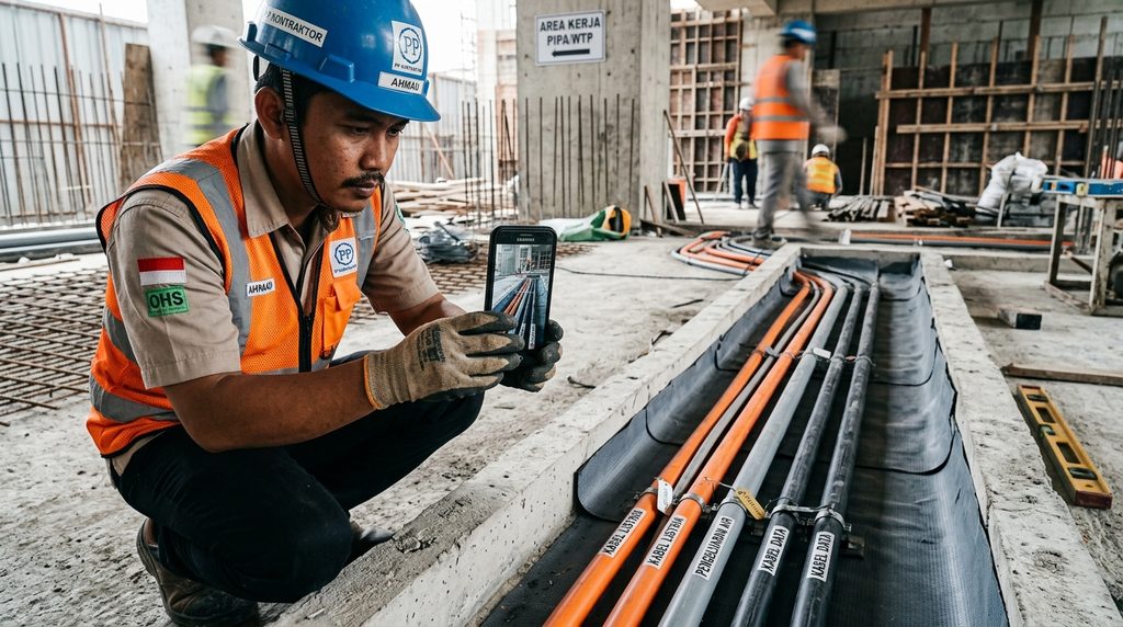 mengawasi renovasi rumah dengan fokus dokumentasi foto dan variation order
