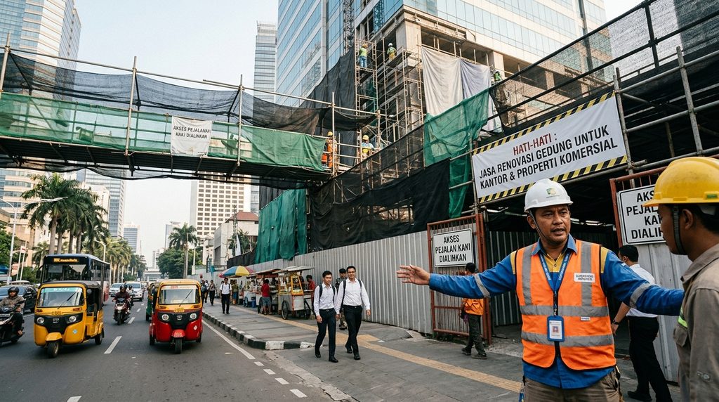 jasa renovasi gedung untuk proyek komersial profesional