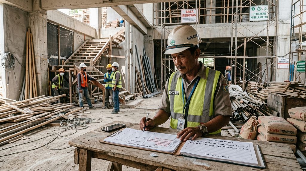 kesalahan renovasi proyek pada tahap scope belum terkunci