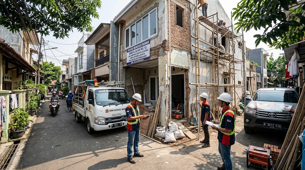 renovasi rumah jakarta selatan untuk proyek renovasi profesional