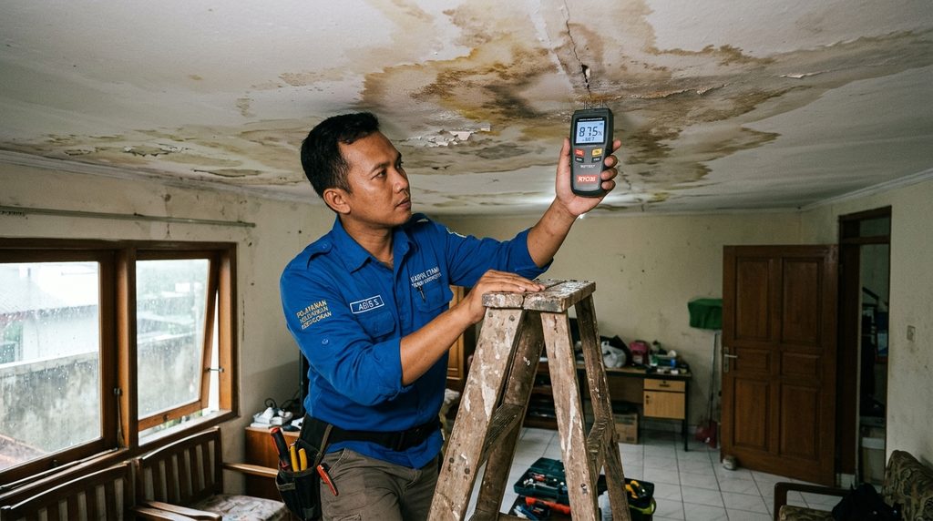 renovasi rumah bocor pada tahap perencanaan proyek