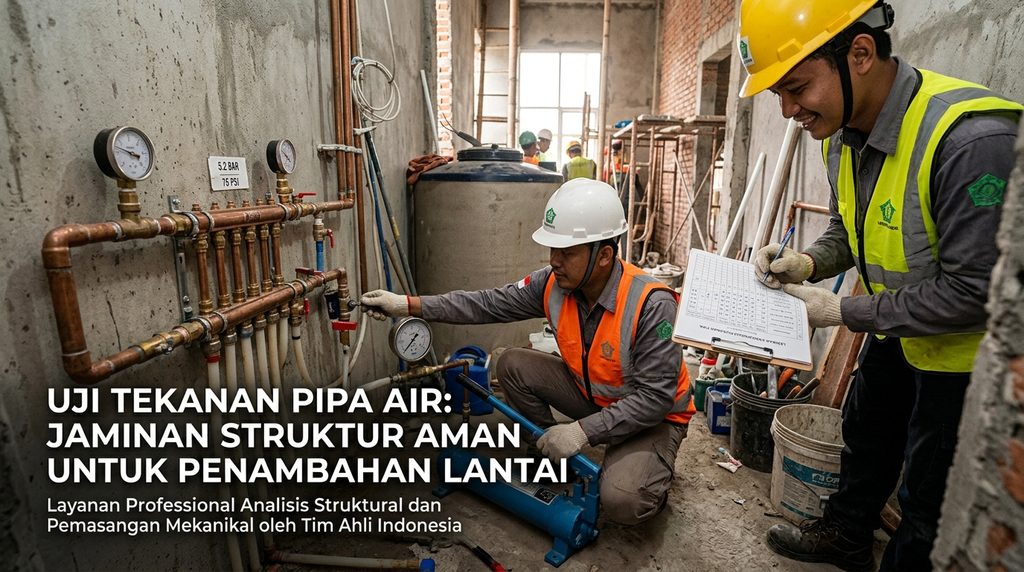 Foto konstruksi arsitektur fotorealistik untuk "Jasa Tambah Lantai Rumah dengan Analisis Struktur Profesional", akses cluster sempit, tim proyek Indonesia memindahkan material dengan troli tanpa mengganggu kendaraan penghuni. Gaya editorial profesional, wajah Indonesia, sudut kamera dan suasana berbeda dari artikel lain, tanpa watermark. Bila terdapat teks, wajib berbahasa Indonesi