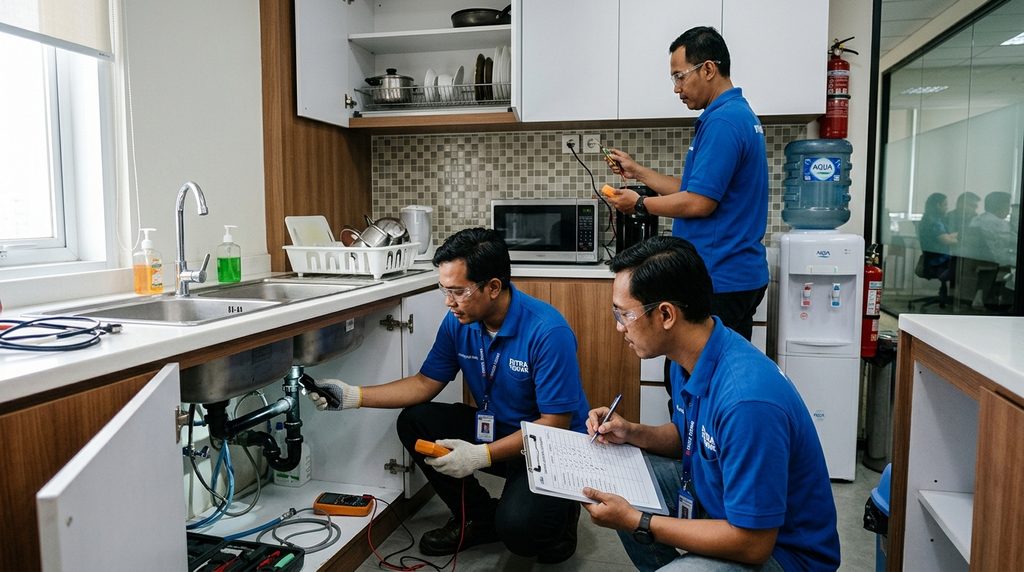 proses teknis renovasi fasad komersial untuk properti komersial