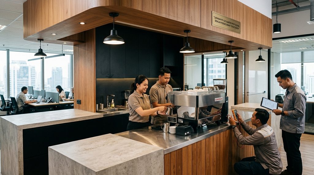 jasa fit out kantor untuk proyek komersial profesional