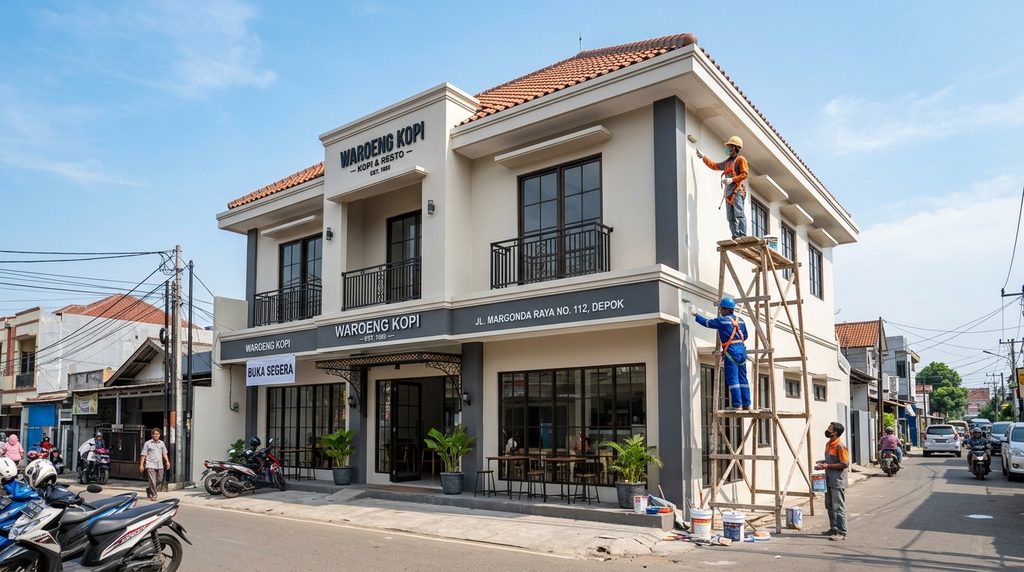 Kontraktor Depok Berpengalaman menyelesaikan renovasi ruko komersial