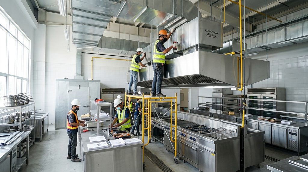 Kontraktor MBG Kopdes Jakarta membangun fasilitas dapur produksi