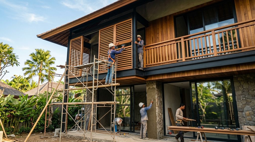 prioritas renovasi rumah pada tahap perencanaan dan pemeriksaan proyek